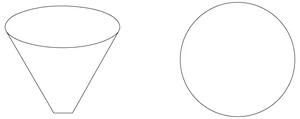 ידית כפתור קונית קוטר 4.2 סמ