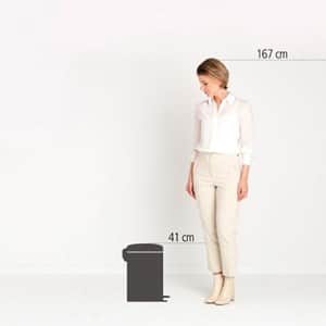 פח פדל 12 ליטר NewIcon - תכלת חלומי Brabantia