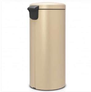 פח פדל 30 ליטר NewIcon - זהוב מינרלי Brabantia
