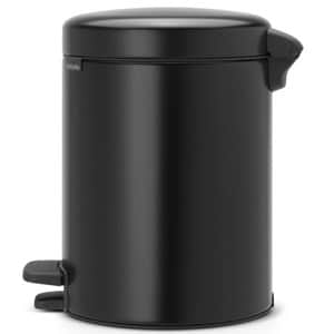 פח פדל 5 ליטר NewIcon - שחור מט Brabantia