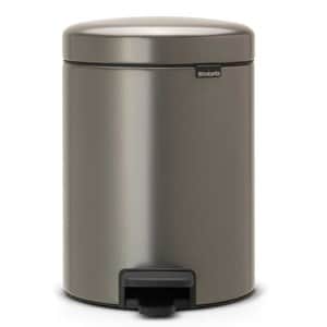 פח פדל 5 ליטר NewIcon - פלטיניום Brabantia
