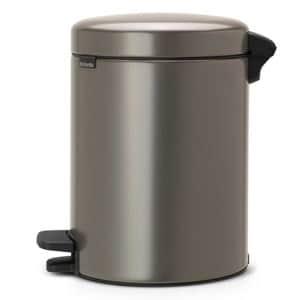 פח פדל 5 ליטר NewIcon - פלטיניום Brabantia