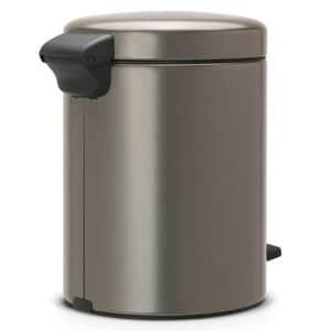 פח פדל 5 ליטר NewIcon - פלטיניום Brabantia