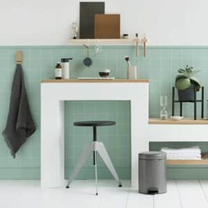 פח פדל 5 ליטר NewIcon - פלטיניום Brabantia