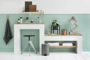 פח פדל 5 ליטר NewIcon - פלטיניום Brabantia