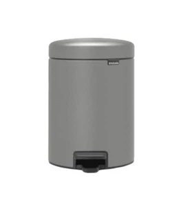 פח פדל 5 ליטר NewIcon - אפור בטון מינרלי Brabantia
