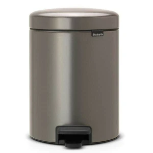 פח פדל 5 ליטר NewIcon - פלטיניום Brabantia