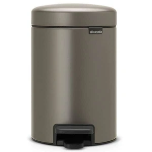 פח פדל 3 ליטר NewIcon - פלטיניום Brabantia
