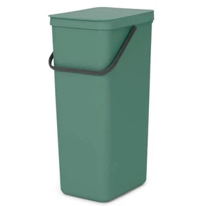 SORT & GO פח הפרדה 40 ליטר פלסטיק - ירוק אשוח Brabantia