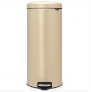 פח פדל 30 ליטר NewIcon - זהוב מינרלי Brabantia