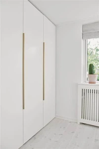 ידית רוכבת 41972 Straight פליז מוברש - א' 1200 מ"מ Furnipart