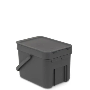 פח הפרדה 6 ליטר - Sort & Go - אפור Brabantia