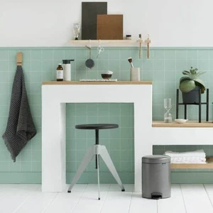 פח פדל 5 ליטר NewIcon - פלטיניום Brabantia