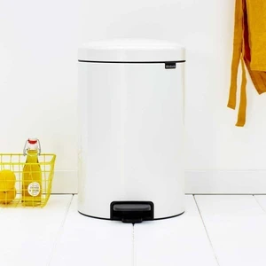 פח פדל 20 ליטר NewIcon - לבן Brabantia
